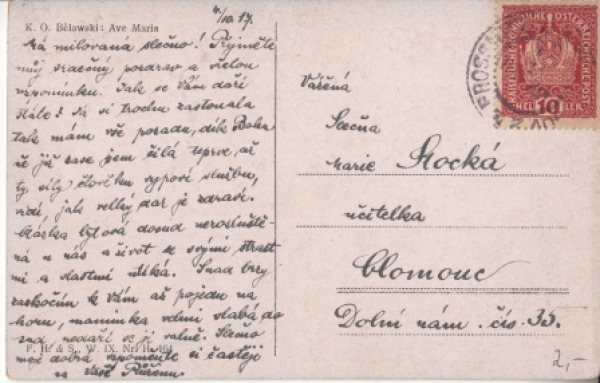 Ave Maria 1917 95 001 CZ ● - Religion